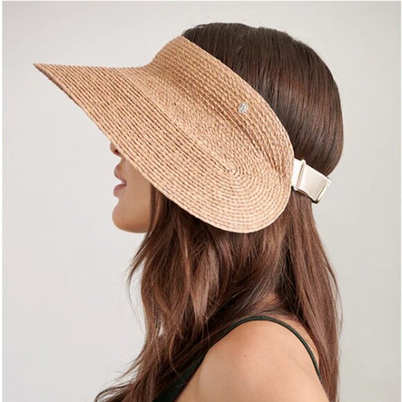 NWT Helen Kaminski Maris Raffia Visor Hat ☀️(#168) - Picture 1 of 13